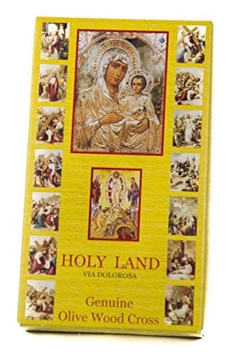 Nazareth Store Blessed Holy Water, Soil, Oil, Incense with Jesus Cross Crucifix (8.38cm x 14.48cm x 8.38cm) | Authentic Holy Land Import thumbnail 2