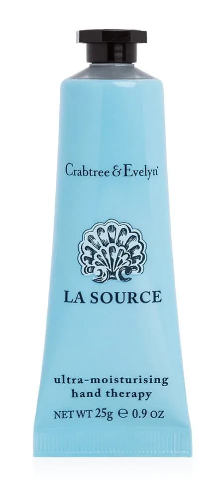 Crabtree & Evelyn Hand Therapy La Source 0.9 oz | Ultra Moisturising Hand Cream for Smooth Skin — 0.9 Ounce