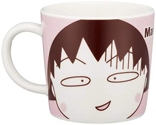 金正陶器(Kaneshotouki) Maruko Face Mug, S, Pink | 8.5 fl oz Porcelain Cup for Coffee & Tea thumbnail 2