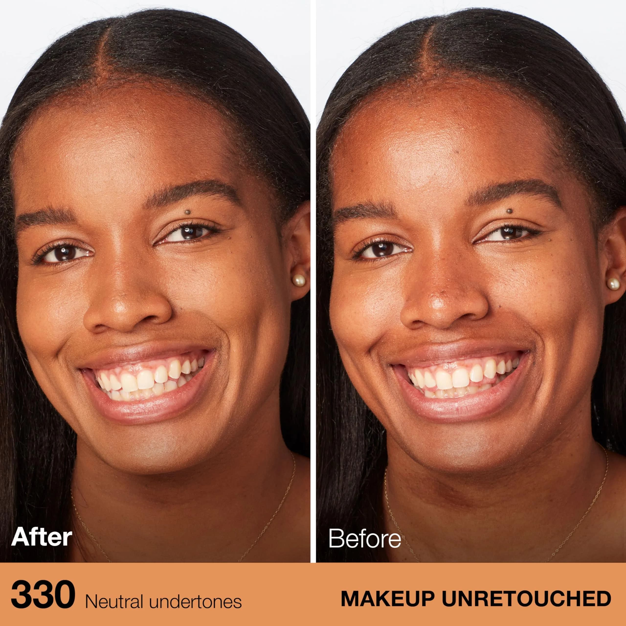 Maybelline Fit Me Dewy + Smooth Foundation, 330 Toffee, 29.57ml | Hydrating Luminous Finish for Medium Skin Tones - view 3