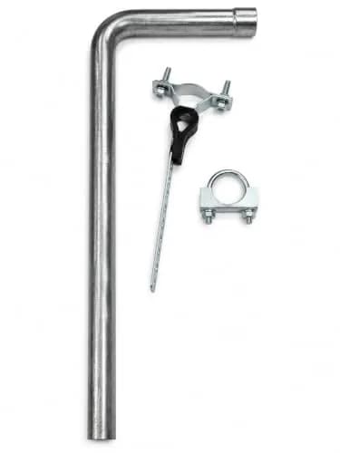 Cummins Onan 26 in. Tailpipe & Exhaust Kit 155-3481-02 | RV Generator Exhaust Pipe, 1-3/8 in. OD, Silver thumbnail 1