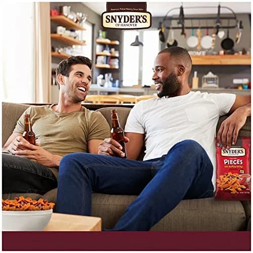 Snyder's of Hanover Hot Buffalo Wing Pretzel Pieces 8 Oz (227 g) | Bold Sourdough Crunch thumbnail 4