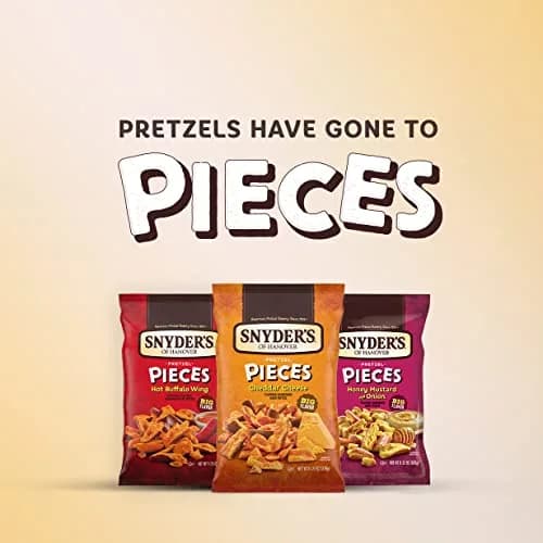 Snyder's of Hanover Hot Buffalo Wing Pretzel Pieces 8 Oz (227 g) | Bold Sourdough Crunch thumbnail 7