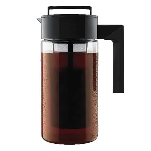 Takeya Deluxe Cold Brew Coffee Maker 1 qt (946ml) Black | Smooth, Less Acidic Coffee at Home thumbnail 1