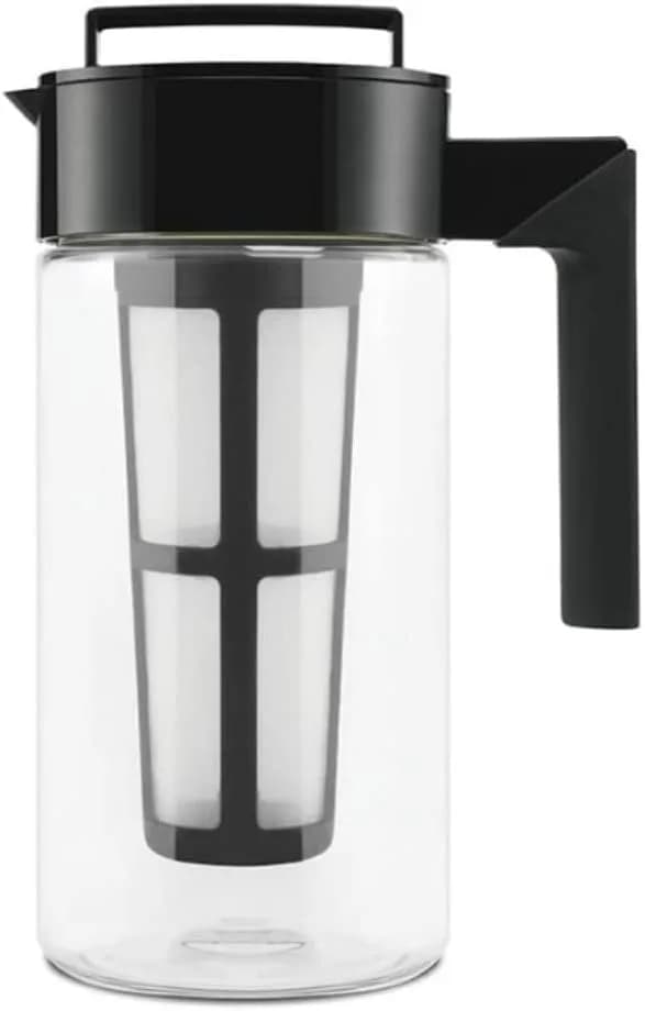 Takeya Deluxe 1 Quart Black Cold Brew Coffee Maker with Fine-Mesh Filter - view 2