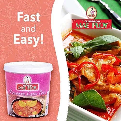 Mae Ploy Massaman Curry Paste 400g (14 oz) | Authentic Thai Flavor for Curries & Marinades thumbnail 7