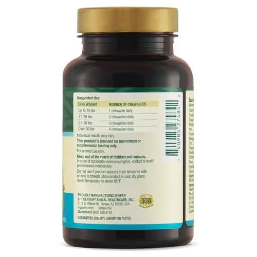 PetNC Natural Care Brewers Yeast Dog Skin and Coat Supplement 250 Chewables | Promotes Healthy Skin & Glossy Coat thumbnail 7