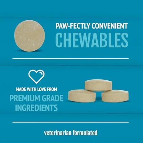 PetNC Natural Care Brewers Yeast Dog Skin and Coat Supplement 250 Chewables | Promotes Healthy Skin & Glossy Coat thumbnail 3