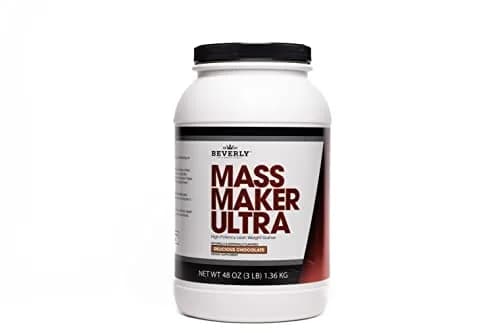 Beverly International Mass Maker Ultra, Chocolate, 3 lb | High-Quality Weight Gainer for Muscle Growth thumbnail 1