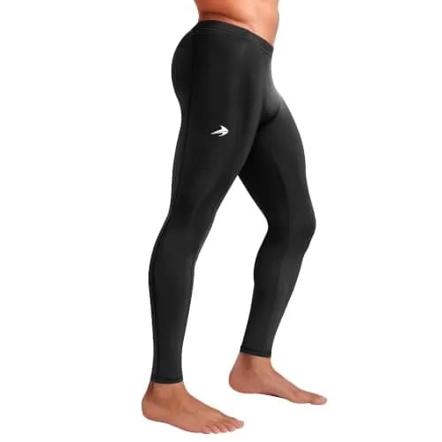 CompressionZ Men's Compression Pants Black Medium | Supportive Athletic Base Layer thumbnail 1