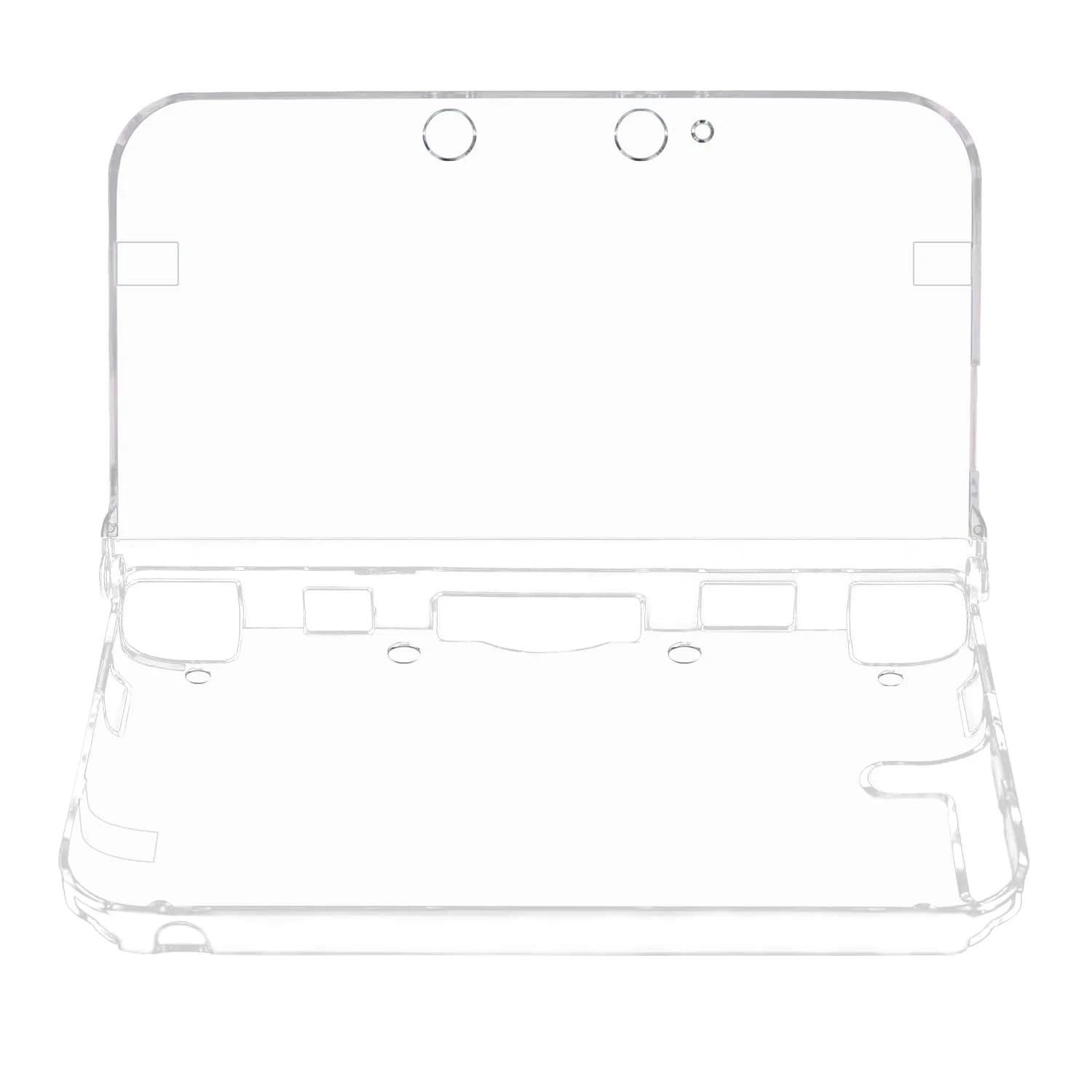 OSTENT Clear Crystal Hard Guard Case for Nintendo 3DS XL LL | Protects from Scratches & Impact - main product image