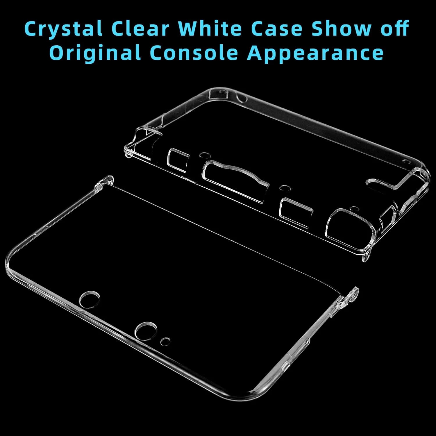 OSTENT Clear Crystal Hard Guard Case for Nintendo 3DS XL LL | Protects from Scratches & Impact - view 7