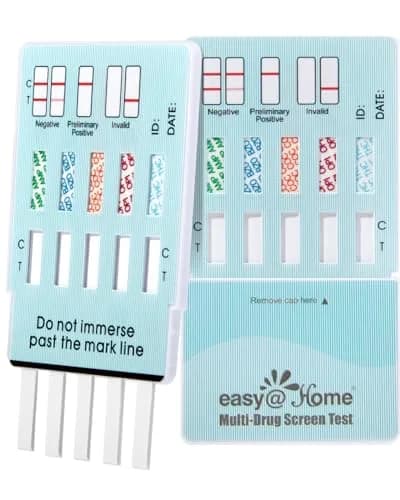 Easy@Home 5 Panel Urine Drug Test Kit 15 Count | Accurate Home Screening for THC, Cocaine, AMP, BZO, OPI thumbnail 2