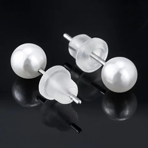 JEWELRIESHOP Hypoallergenic Pearl Earrings Set | 12 Pairs, 6mm | Colorful Faux Pearls for Women thumbnail 2