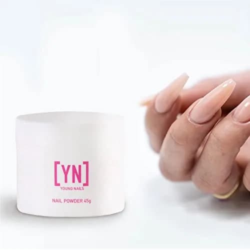 Young Nails Acrylic Speed Powder - Self-Leveling Acrylic Nail Powder, Clear, 45g | Superior Adhesion & Fast Set thumbnail 4