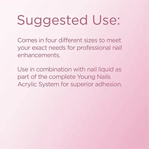 Young Nails Acrylic Speed Powder - Self-Leveling Acrylic Nail Powder, Clear, 45g | Superior Adhesion & Fast Set thumbnail 3