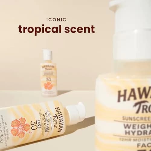 Hawaiian Tropic Weightless Hydration SPF 30 Face Sunscreen 50ml (1.7 Fl Oz) | Dermatologist-Tested for All Skin Types thumbnail 2