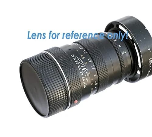 Fotasy Rear Lens Cap for Leica M Mount Lenses (3-Pack, Black) | Protects Against Scratches, Dust, and Fingerprints thumbnail 2