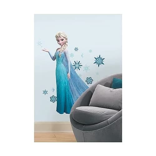 Disney Frozen Elsa Peel and Stick Wall Decals 48.75" x 41.5" | Repositionable & Glitter thumbnail 3