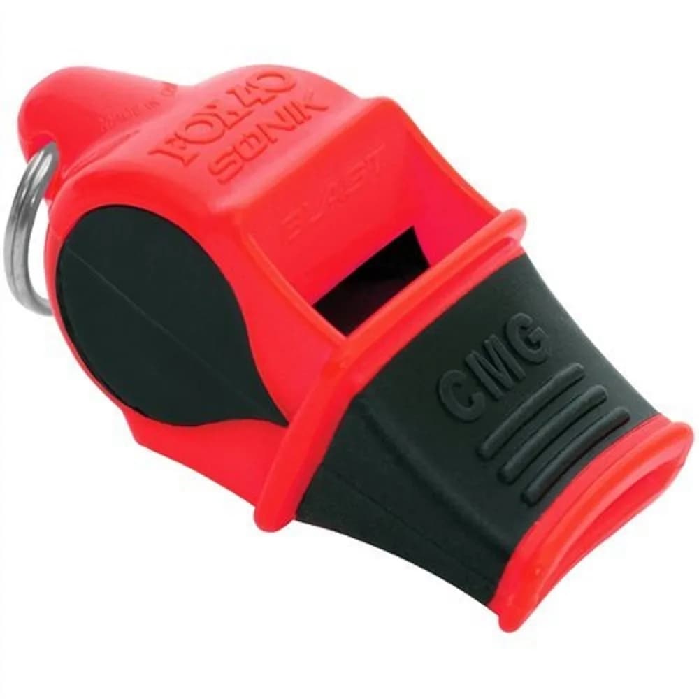 Fox 40 Sonik Blast CMG Whistle Red/Black 120 dB | Loud Pea-less Design for Coaches & Referees - main product image