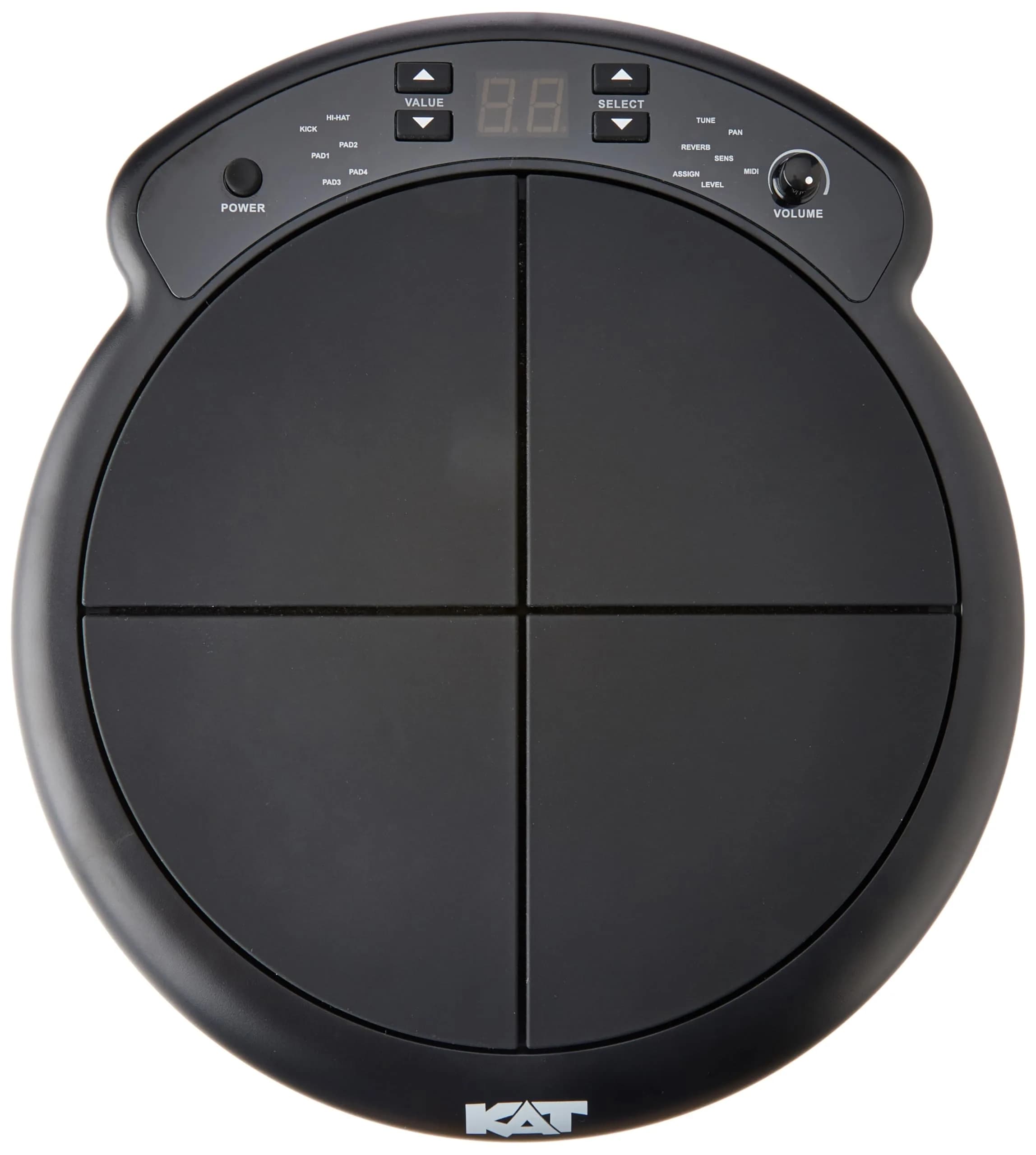 KAT Percussion KTMP1 Electronic Drum and Percussion Pad Sound Module, Black | Velocity-Sensitive Pads & USB/MIDI Connectivity - main product image