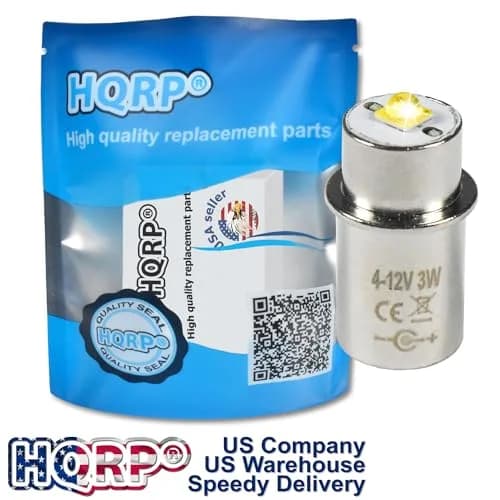HQRP 10-Pack High Power 3W LED Bulb Compatible with Maglite 3D 4D 5D 6D / 3C 4C 5C 6C / 3-4-5-6 D/C Cell Torch Flashlights thumbnail 5