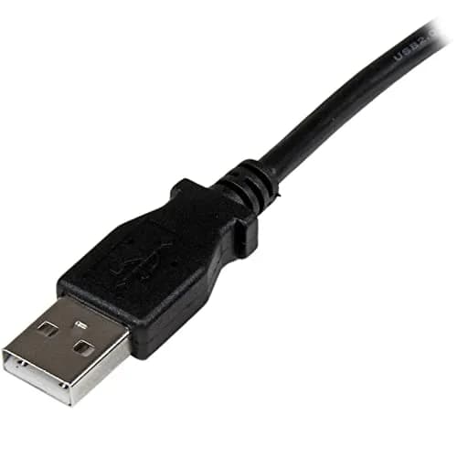 StarTech.com 1m (3.3ft) USB 2.0 A to Right-Angle B Cable | Connect Hard-to-Reach Peripherals thumbnail 2