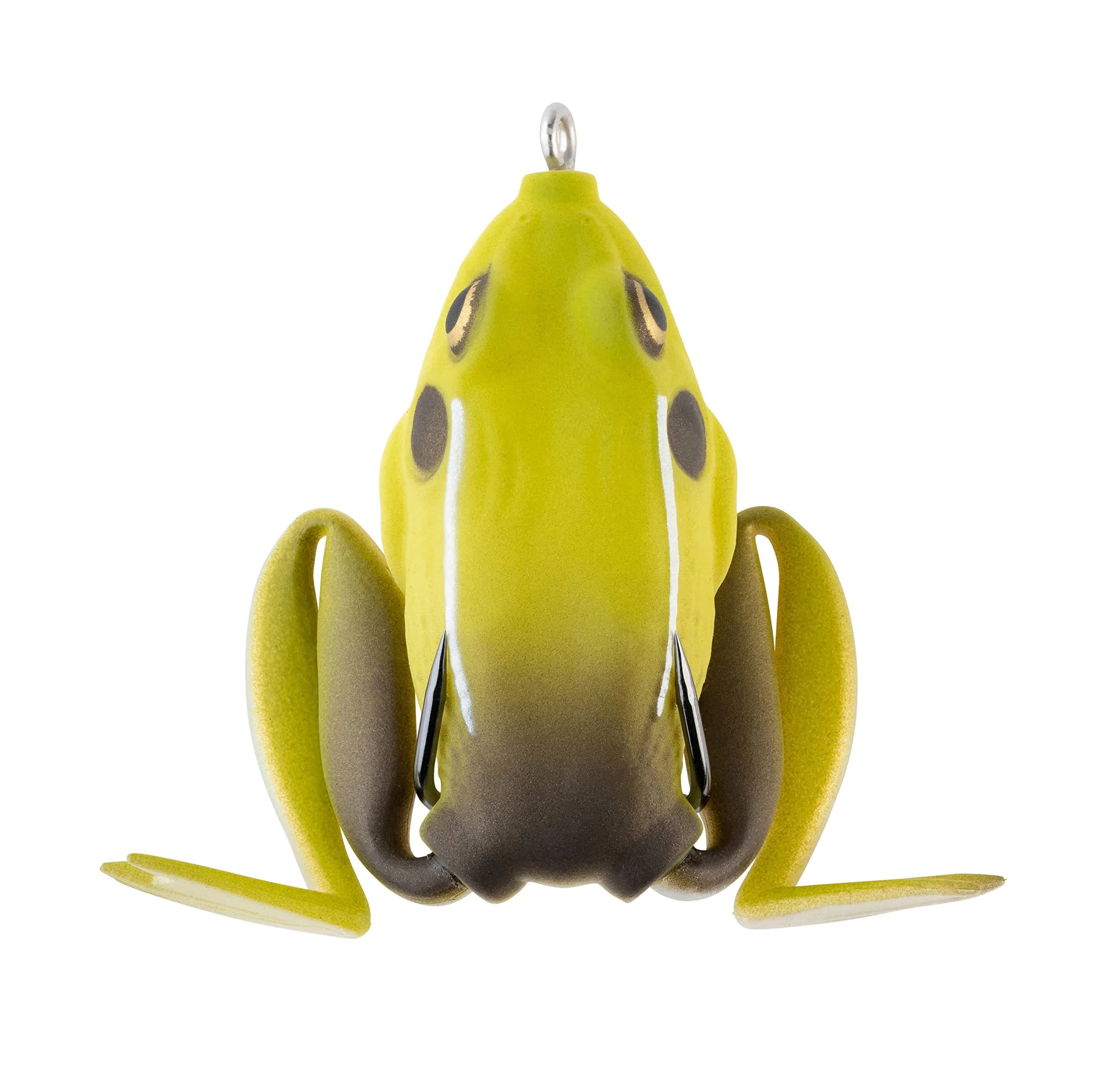 Lunkerhunt Lunker Frog Lure | Topwater Frog with Realistic Legs, Hollow Body (Green Tea) for Freshwater Bass & Trout — King Toad
