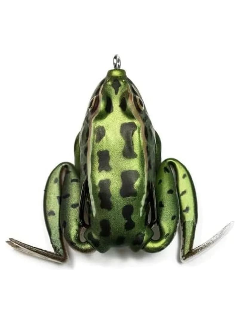 Lunkerhunt Lunker Frog Lure | Topwater Frog with Realistic Legs, Hollow Body (Green Tea) for Freshwater Bass & Trout - main product image