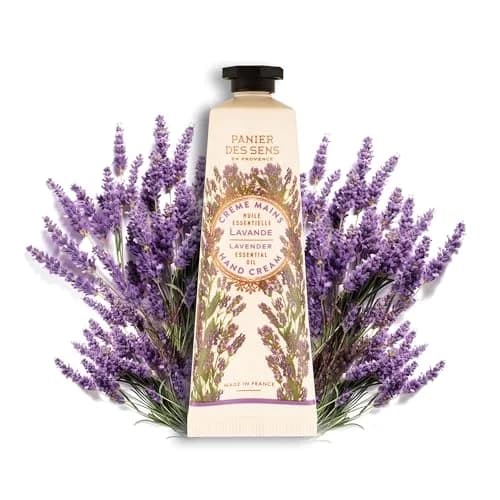 Panier des Sens Lavender Hand Cream Travel Size 29.57ml (1 fl oz) | Soothes Dry Skin with 20% Shea Butter thumbnail 1