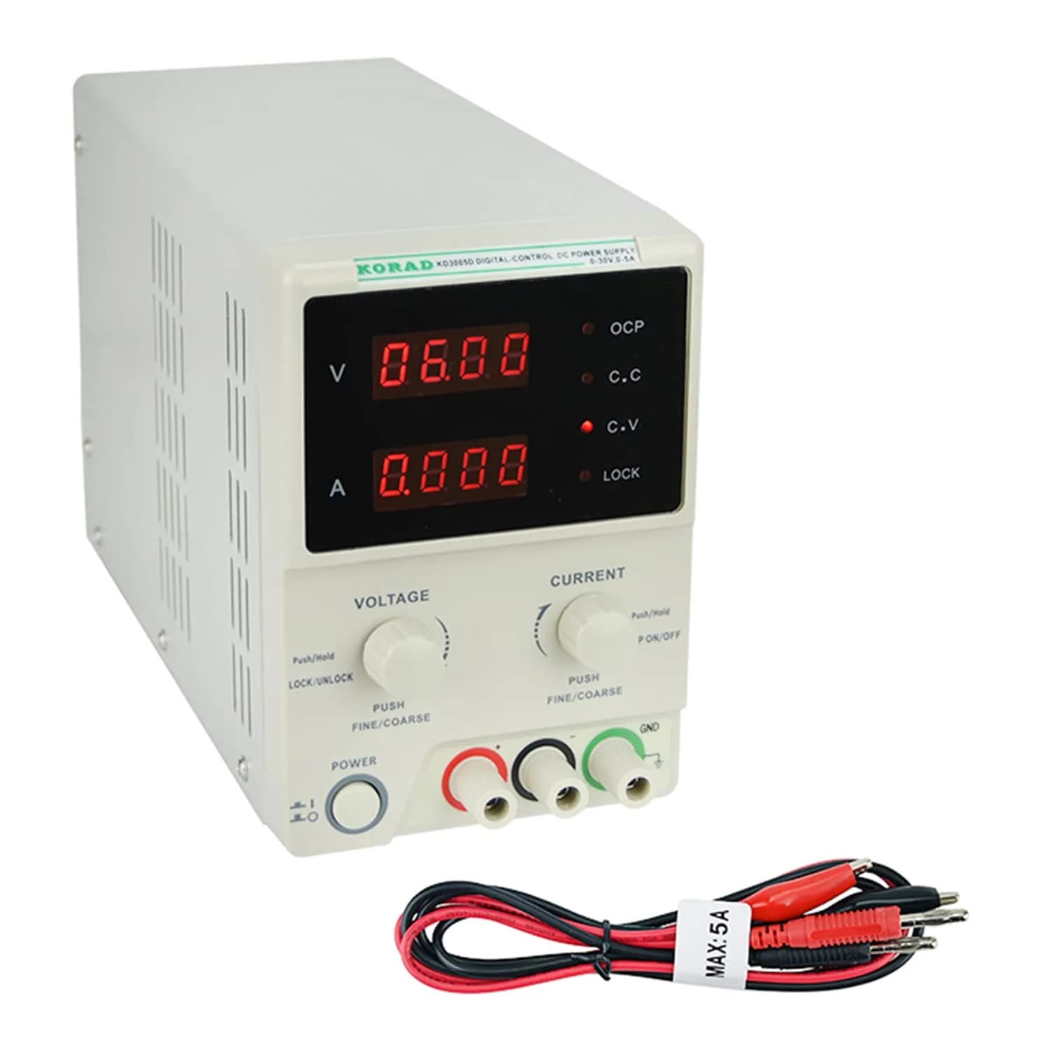 KORAD KD3005D Power Supply 30V 5A | Lab Grade Adjustable DC Linear Power Source - main product image