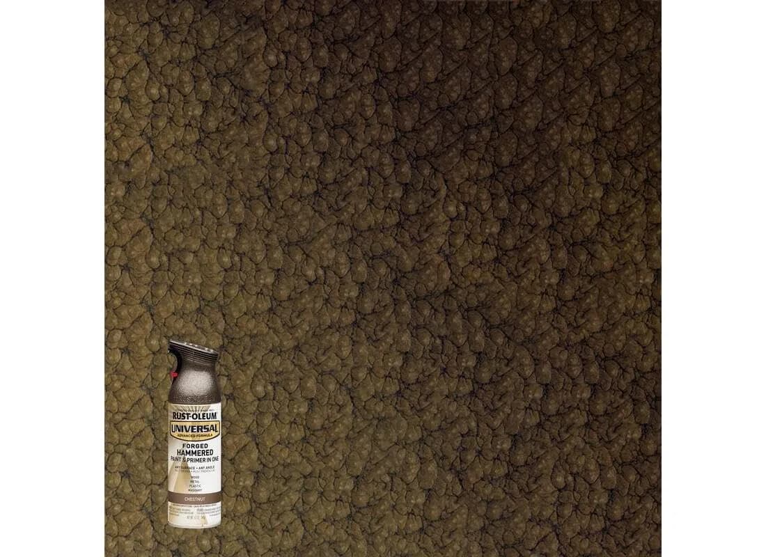 Rust-Oleum Universal All Surface Chestnut Hammered Topcoat Spray Paint, 12 oz (Pack of 1) - view 4