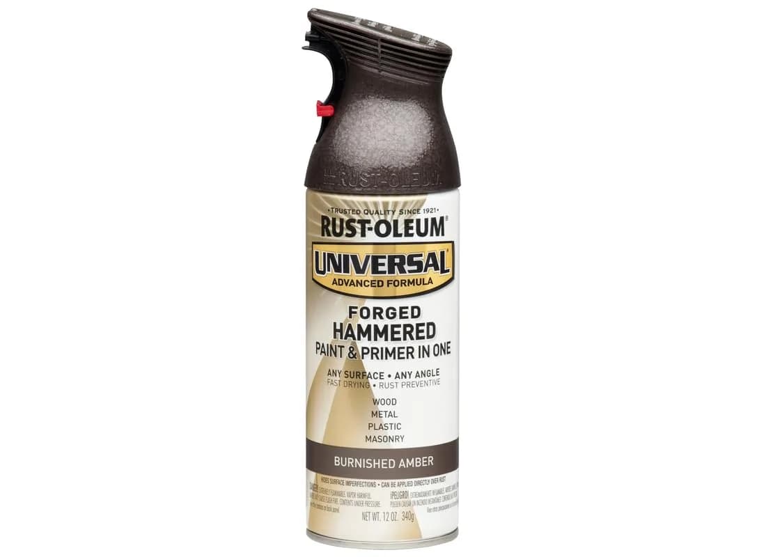 Rust-Oleum Universal Forged Hammered Spray Paint, Burnished Amber, 12 oz - main product image