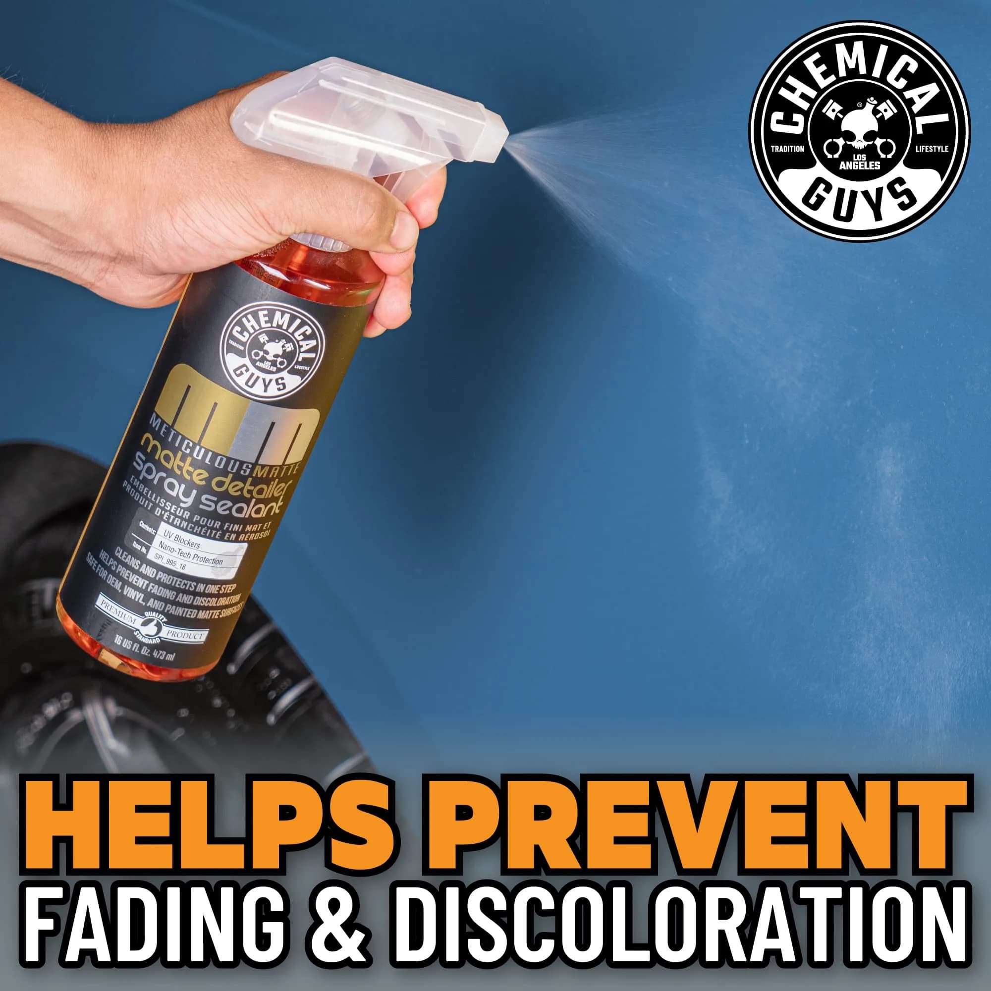 Chemical Guys Meticulous Matte & Satin Finish Detailer & Sealant 473ml (16 Fl Oz) | Preserves Matte & Satin Finishes - view 7
