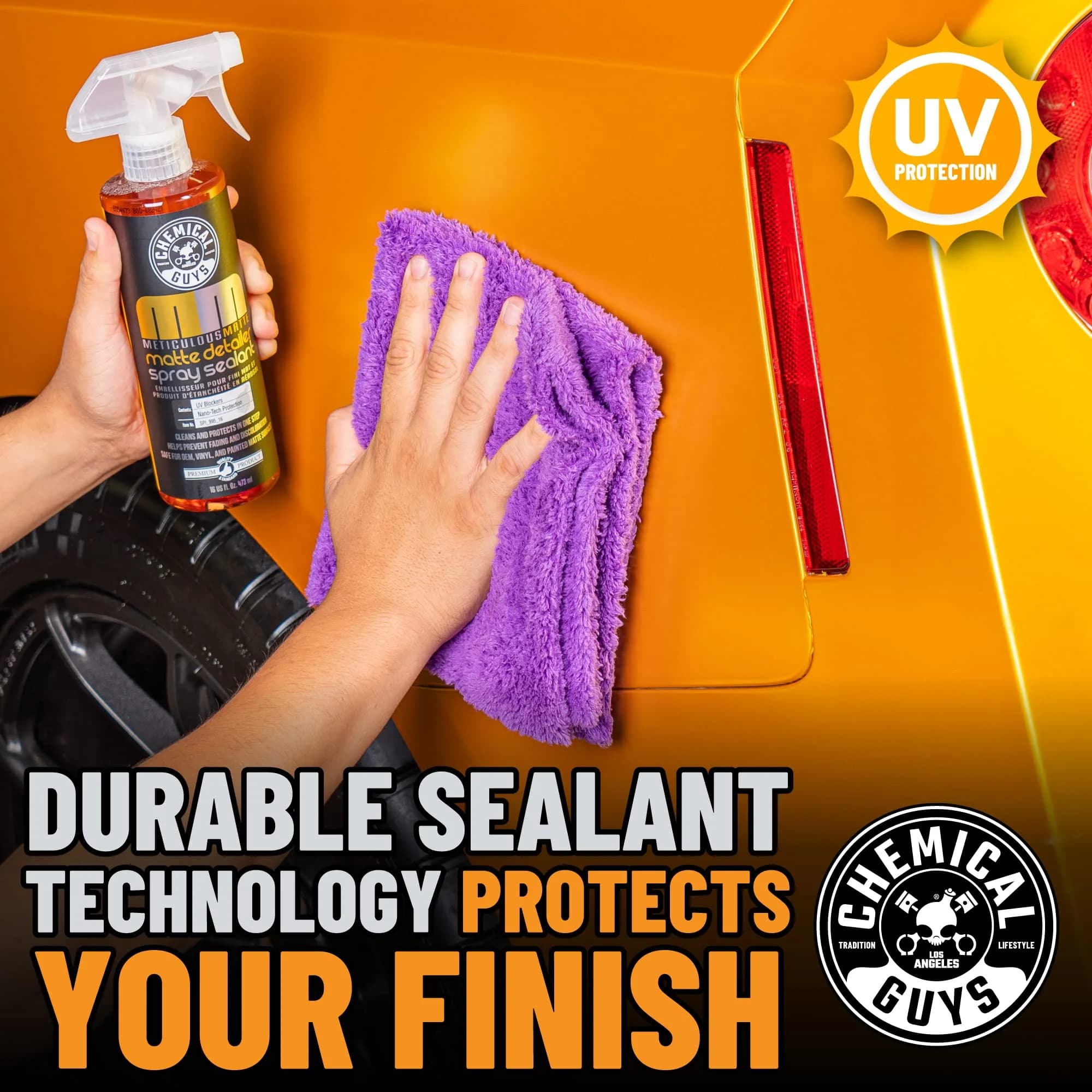 Chemical Guys Meticulous Matte & Satin Finish Detailer & Sealant 473ml (16 Fl Oz) | Preserves Matte & Satin Finishes - view 3