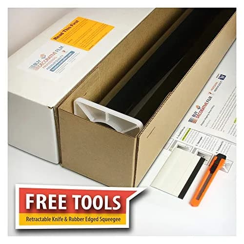 Buydecorativefilm BDF NA35 Window Film Sun Control and Heat Rejection Natural Black 35 (Medium) - 36in X 12ft | Heat & UV Rejection with Light thumbnail 3