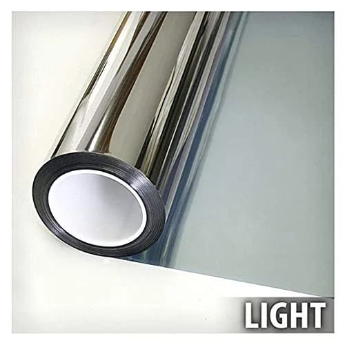 Buydecorativefilm Silver Window Film 24in x 18ft | Heat & UV Rejection, Clear Silver Finish, Peel & Stick (70-120 chars) thumbnail 4