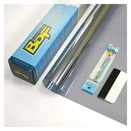 Buydecorativefilm Silver Window Film 24in x 18ft | Heat & UV Rejection, Clear Silver Finish, Peel & Stick (70-120 chars) thumbnail 2