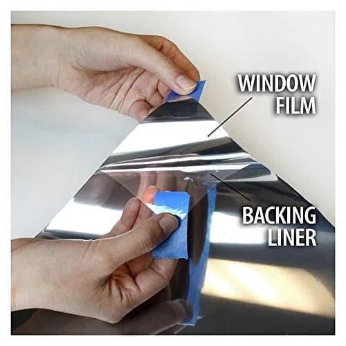 Buydecorativefilm Silver Window Film 24in x 18ft | Heat & UV Rejection, Clear Silver Finish, Peel & Stick (70-120 chars) thumbnail 3