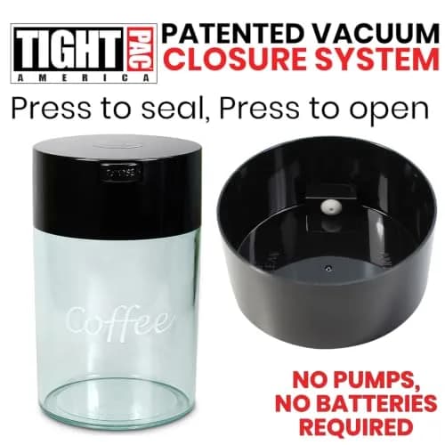 COFFEEVAC 1.85L (1lb) Airtight Vacuum Coffee Container | Keeps Coffee Fresh & Smell-Proof thumbnail 3