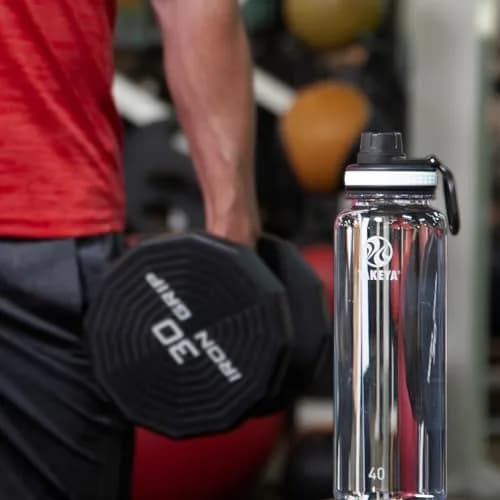 Takeya Tritan Water Bottle with Spout Lid | 40 oz BPA-Free, Dishwasher Safe, Leak-Proof, Modern Design thumbnail 4