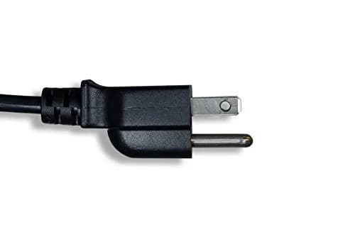 Cablelera Power Cord Extension and Splitter, 125V, 13A, Black | Short 14-inch NEMA 5-15P to 2x NEMA 5-15R thumbnail 3