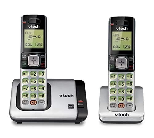 VTech CS6719-2 Cordless Phone with Caller ID & 2 Handsets | Full Duplex Speakerphone & Backlit Display — 2 Handsets