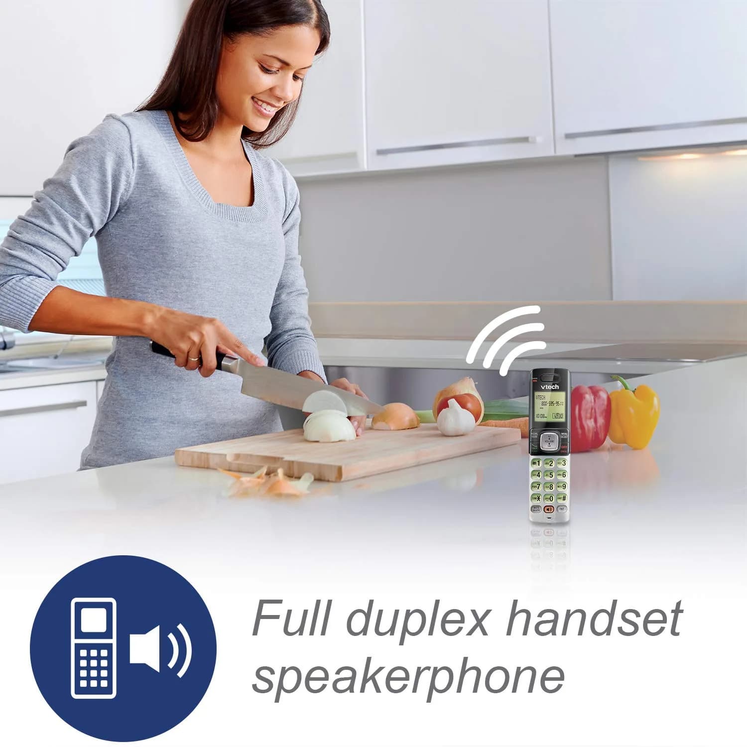 VTech CS6719-2 Cordless Phone with Caller ID & 2 Handsets | Full Duplex Speakerphone & Backlit Display - view 6