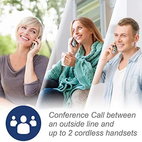 VTech CS6719-2 Cordless Phone with Caller ID & 2 Handsets | Full Duplex Speakerphone & Backlit Display thumbnail 7