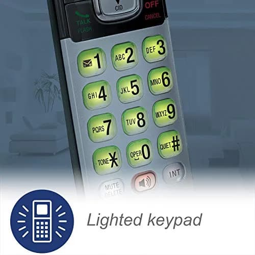 VTech CS6719-2 Cordless Phone with Caller ID & 2 Handsets | Full Duplex Speakerphone & Backlit Display thumbnail 3