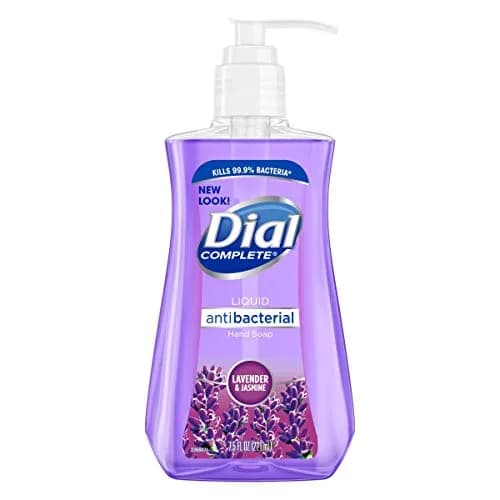 Dial Antibacterial Liquid Hand Soap, Lavender & Twilight Jasmine, 7.5 Fl Oz | Gentle, Moisturizing & Bacteria-Free thumbnail 1