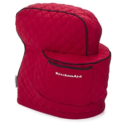 KitchenAid KSMCT1ER Fitted Stand Mixer Cover Empire Red 4.5L (15"x10"x15") | Protects Tilt-Head Stand Mixers thumbnail 2