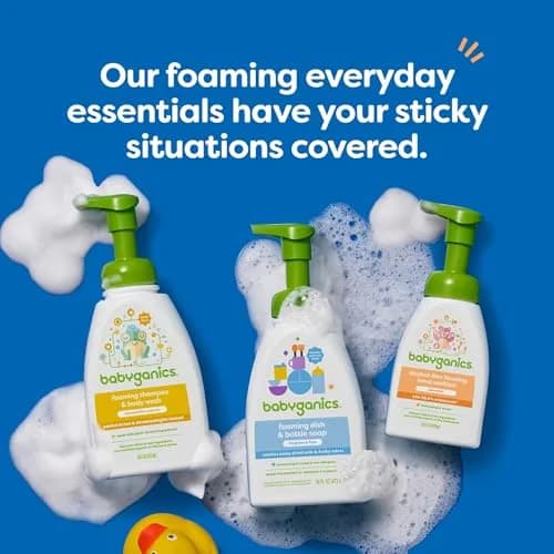 Babyganics Alcohol-Free Foaming Hand Sanitizer Mandarin 253ml (8.45 Fl Oz) | Kills 99.9% Bacteria thumbnail 8