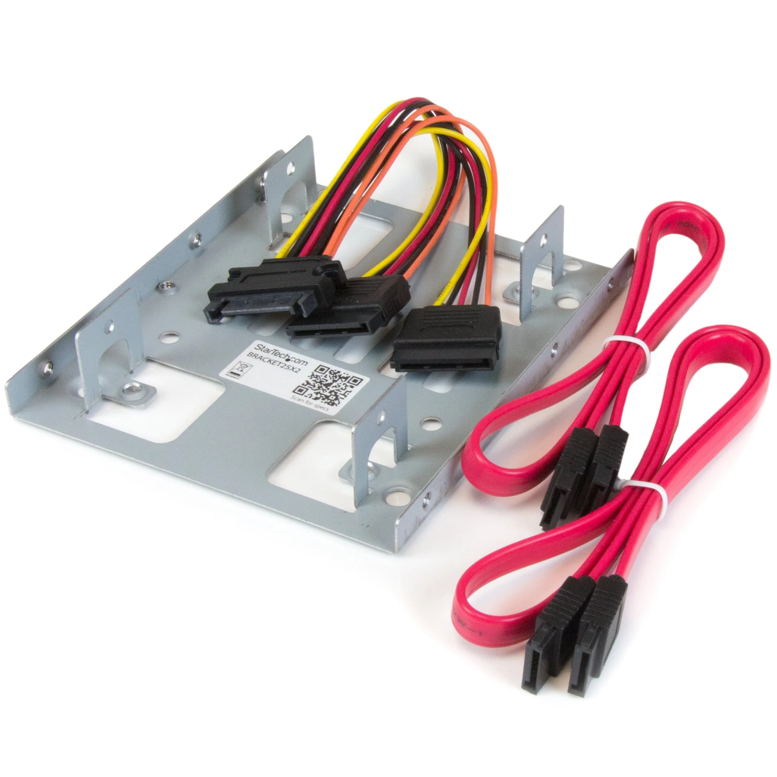 StarTech.com Silver 3.5" to 5.25" Front Bay Mounting Bracket - 1 Count - main product image